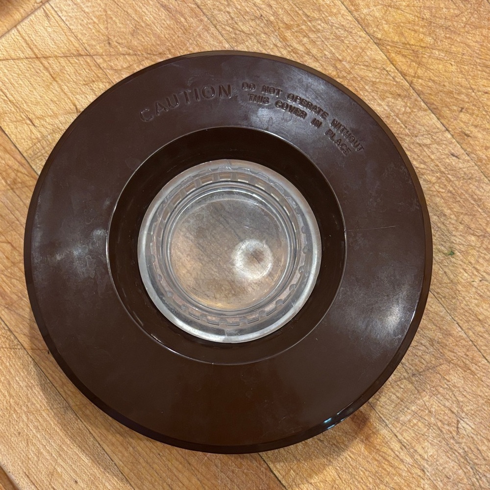 Hamilton Beach Blender Replacement Lid -Brown and Clear Measuring Lid